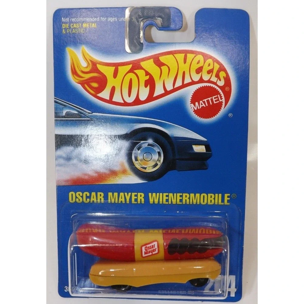 1991 Hot Wheels Blue Card Oscar Mayer Wienermobile Collector #204